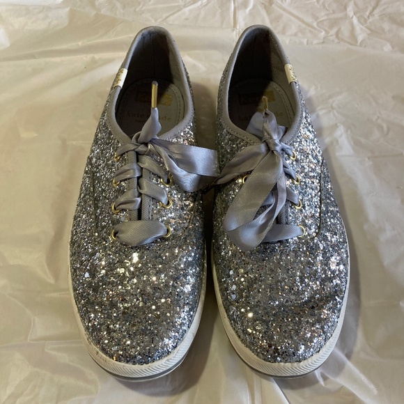 Keds for Kate Spade of New York Shoes - Ked’s for Kate Spade of New York Pewter Champion Glitter Celebration Shoes